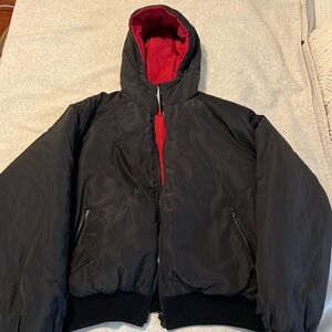 NWT Brandy Melville Red & Black Reversible Jakcet